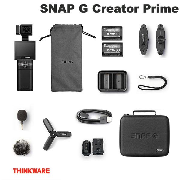 THINKWARE SNAP G Creator Prime パッケージ ハンドヘルドカメラ 4K # SG-FP シンクウェア (ハンドヘルドカメラ) 超広角 プロ級 ジンバル 4K スローモーション タイムラプス ナイトモード