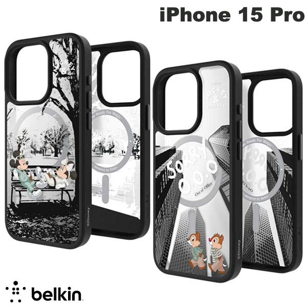 BELKIN iPhone 15 Pro SheerForce MagSafe 대응 보호 케이스 디즈니 미키&프렌즈 한정 모델 벨킨(스마트폰 케이스·커버)