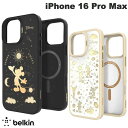 iPhone16ProMax ケース ディズニー ミッキー かわいい おしゃれ BELKIN iPhone 16 Pro Max SheerForce MagS...