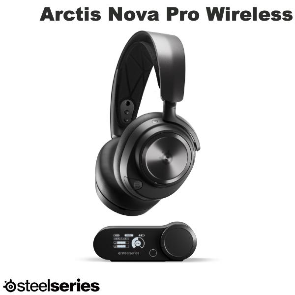 【マラソン★2,000円OFFクーポン配布中】【楽天1位】 SteelSeries Arctis Nova Pro Wireless ハイレゾ対応 有線 / 2.4GHz / Bluetooth 5.0 ワイヤレス ゲーミングヘッドホン 61520J スティールシリーズ (ヘッドセット RFワイヤレス) 5707119041058