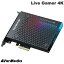 AVerMedia TECHNOLOGIES Live Gamer 4K 高リフレッシュレートパススルー対応 PCI Express x4 Gen2 キャプチャーボード # GC573 アバーメディアテクノロジーズ (拡張カード)