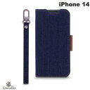 Corallo iPhone 14 / 13 NU JEANS 手帳型 ケース INDIGO # CR_INNCSDNNJ_ID コラーロ (スマホケース・カバー)