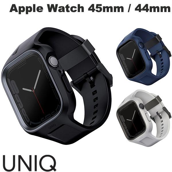 【あす楽】 UNIQ Apple Watch 45mm Series 9 / 8 / 7 / 44mm Series SE / 6 / 5 / 4 MONOS 2-IN-1 STRAP WITH HYBRID CASE ユニーク (アップルウォッチケース カバー)