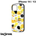 ネコポス送料無料 ingrem iPhone 14 / 13 ルーニー テューンズ 耐衝撃ケース MiA トゥイーティー/総柄 IN-WP36AC4/TWB1 イングレム (スマホケース カバー)