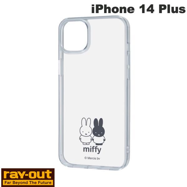 Ray Out iPhone 14 Plus ミッフィー ハイブリッドケース Charaful ミッフィー # RT-BP38UC/MFM レイアウト (スマホケース・カバー)