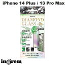 [lR|X] ingrem iPhone 14 Plus / 13 Pro Max _ChKXtB 10H Sʕی ˖h~ ubN 0.4mm # IN-P38F/DHGB CO (tیKXtB)