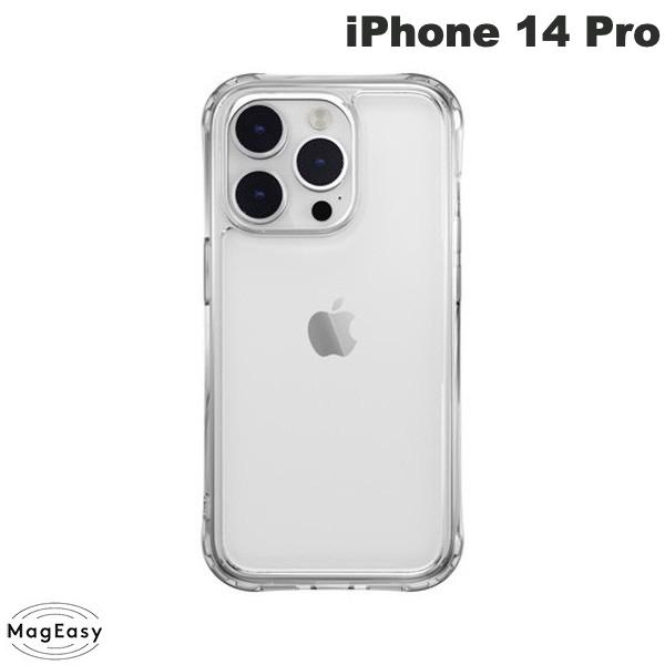 MagEasy iPhone 14 Pro ATOMS MagSafe�б� PCxTPU �ϥ��֥�åɥ��ե����� Transparent # ME_INPCSPTTM_TR �ޥ��������� (���ޥۥ����������С�) �Ѿ׷� MIL���ʽ�� ���ꥢ������