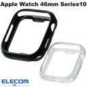 エレコム Apple Watch 46mm Series 10 ソフトバンパー (アップルウォッチケース カバー)