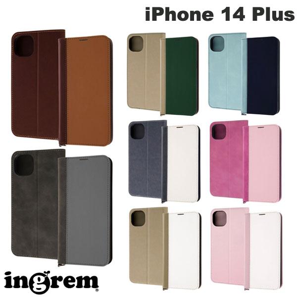 ingrem iPhone 14 Plus 내충격 수첩형 가죽 케이스 Noble 잉글렘(스마트폰 케이스·커버)