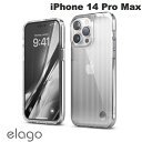  elago iPhone 14 Pro Max URBAN CLEAR CASE Clear # EL_INGCSTPUR_CL エラゴ (スマホケース・カバー)