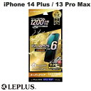 [lR|X] LEPLUS iPhone 14 Plus / 13 Pro Max GLASS PREMIUM FILM Sʕی hSgC X[p[NA 0.33mm # LN-IA22FGD vX (tیKXtB)