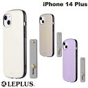  LEPLUS iPhone 14 Plus 超軽量・極薄・耐衝撃ハイブリッドケース PALLET AIR BAND スマホバンド付属 ルプラス (スマホケース・カバー)