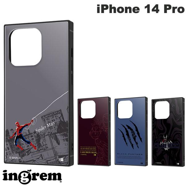 【期間限定セール★～12/10まで】 ingrem iPhone 14 Pro マーベル 耐衝撃ハイブリッドケース KAKU イングレム (スマホケース・カバー)