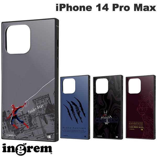 【期間限定セール★～12/10まで】 ingrem iPhone 14 Pro Max マーベル 耐衝撃ハイブリッドケース KAKU イングレム (スマホケース・カバー)