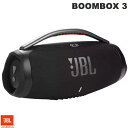 【あす楽】 JBL BOOMBOX 3 Bluetooth 5.3 ワイヤレス スピーカー IP67 防塵 完全防水 ブラック JBLBOOMBOX3BLKJN ジェービーエル (Bluetooth接続スピーカー )