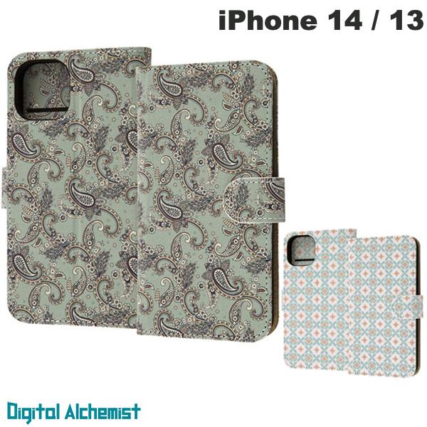 樂天商城 - Digital Alchemist iPhone 14 / 13 耐衝撃 手帳型レザーケース Designs デジタルアルキミスト (スマホケース・カバー) ペイズリー レトロ