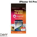 ネコポス送料無料 Deff iPhone 14 Pro TOUGH GLASS マット 0.25mm DG-IP22MPM2DF ディーフ (iPhone14Pro 液晶保護ガラスフィルム)