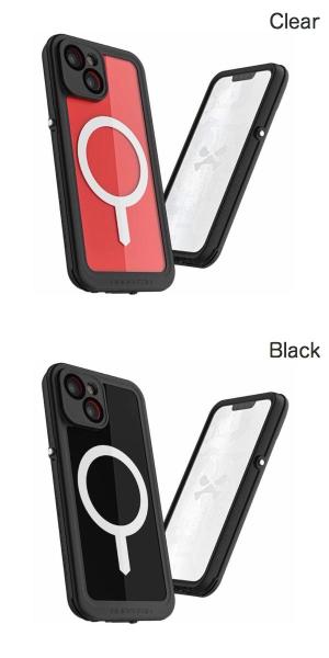 GHOSTEK iPhone 14 Plus Nautical Slim 防水 防雪 防塵 ケース MagSafe対応 ゴーステック (スマホケース・カバー) 防水ケース 防雪 防塵 360度保護 全面保護 [bosui2023] 2
