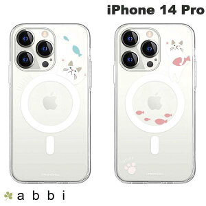 [ネコポス送料無料] abbi iPhone 14 Pro Friends ターチャン MagSafe対応 クリアケース アビー (iPhone14Pro スマホケース) [PSR]