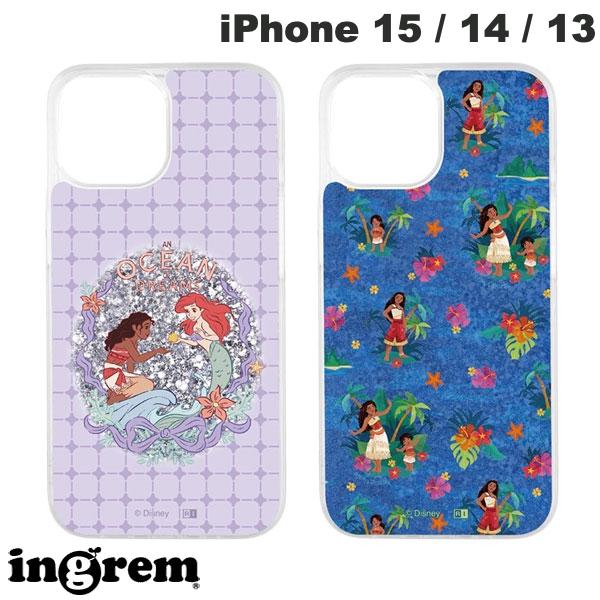 樂天商城 - iPhone15 ケース ingrem iPhone 15 / 14 / 13 ディズニー 衝撃吸収 バンパー 動く キラキラ ラメ グリッターケース イングレム (スマホケース・カバー)