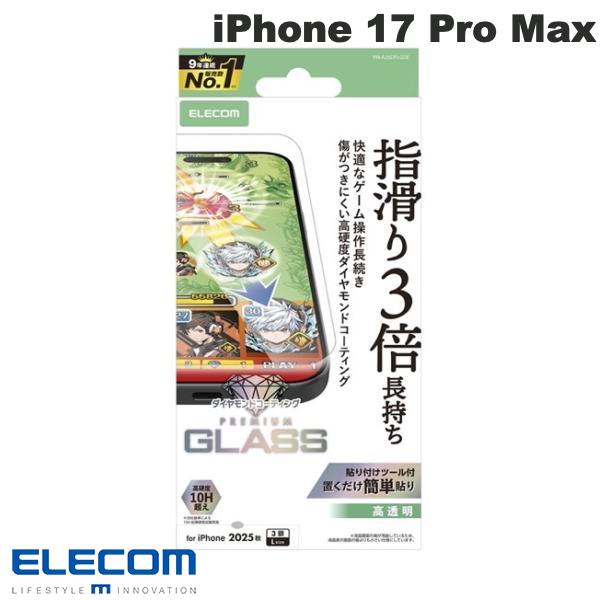 ���쥳�� iPhone 17 Pro Max ���饹�ե���� �����ߥ� ��Ʃ�� ��������ɥ����� # PM-A25DFLGDE ���쥳�� (���ޥ��ѱվ��ݸ�...