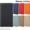 GRAMAS iPhone 14 Pro G-FOLIO MagSafe対応 シュランケンカーフレザー フォリオケース 本革 グラマス (スマホケース・カバー)