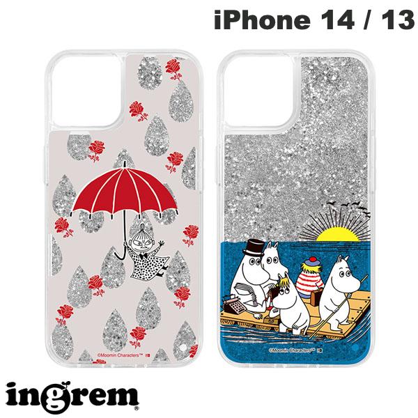 ingrem iPhone 14 / 13 무민 라메 반짝이 케이스 잉글렘 (스마트 폰 케이스 커버)