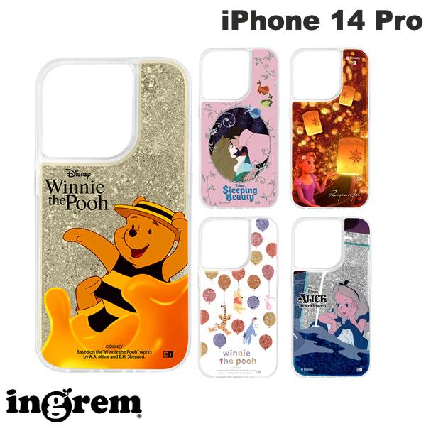 ingrem iPhone 14 Pro 디즈니 캐릭터 라메 글리터 케이스 잉글렘(스마트폰 케이스·커버)