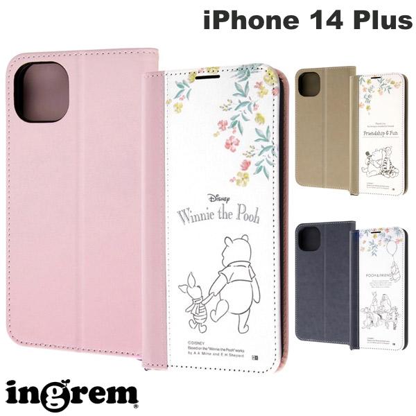 ingrem iPhone 14 Plus 디즈니 캐릭터 내충격 수첩형 가죽 케이스 Noble 잉글렘(스마트폰 케이스·커버)