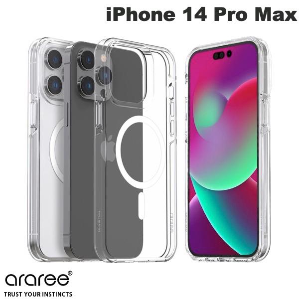 araree iPhone 14 Pro Max MagSafe 대응 클리어 케이스 DUPLE 클리어 # AR24705i14PM 아라리(스마트폰 케이스·커버)