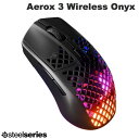 SteelSeries Aerox 3 Wireless Onyx 2022 Edition 有線 / 2.4GHz / Bluetooth 5.0 両対応 超軽量 ワイヤレス 6ボタン ゲーミングマウス 62612J スティールシリーズ (マウス)