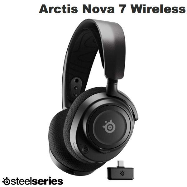 SteelSeries Arctis Nova 7 Wireless 有線 / 2.4GHz / Bluetooth 5.0 両対応 ゲーミングヘッドホン # 61553J スティールシリーズ (無線 ヘッドホン) マイク付き