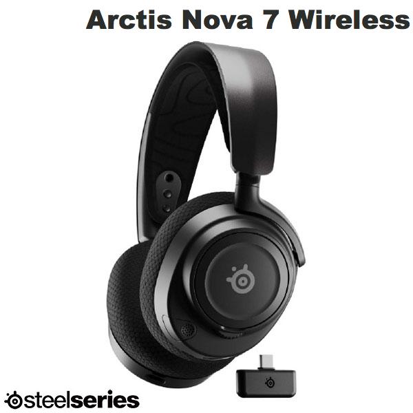 【マラソン★500円OFFクーポン配布中】 SteelSeries Arctis Nova 7 Wireless 有線 / 2.4GHz / Bluetooth 5.0 両対応 ゲーミングヘッドホン # 61553J スティールシリーズ (無線 ヘッドホン) マイク付き
