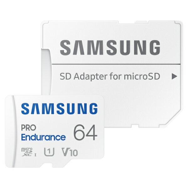 [lR|X] SAMSUNG 64GB MicroSDXCJ[h PRO Endurance + Adapter Class10 UHS-I SDR104 ϋv COpbP[W SDA_v^[t # MB-MJ64KA TX ([J[h)