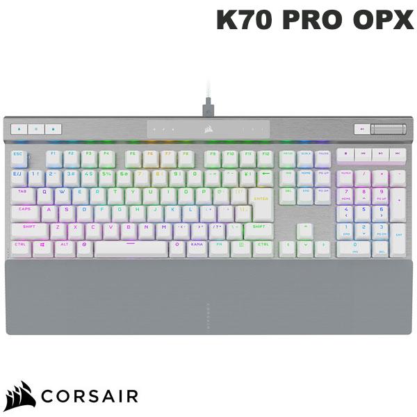 Corsair K70 PRO OPX 日本語配列 有線 テンキー付き カナ無し メカニカル ゲーミングキーボード White ..