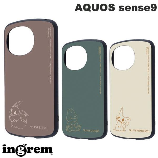 乐天商城 - AQUOS sense9 ケース ポケモン pokemon イーブイ ゴンベ ミミッキュ かわいい 耐衝撃 ingrem AQUOS sense9 ポケットモンスター 超! 保護ケース MiA 衝撃吸収 バンパー ハイブリッドケース イングレム アクオス センス9