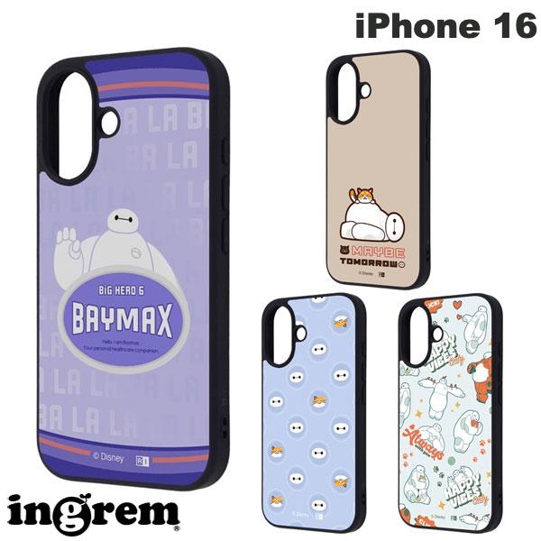 樂天商城 - iPhone 16 ケース ディズニー ベイマックス ingrem iPhone 16 ディズニー maru 衝撃吸収 バンパー ハイブリッドケース イングレム (スマホケース・カバー)