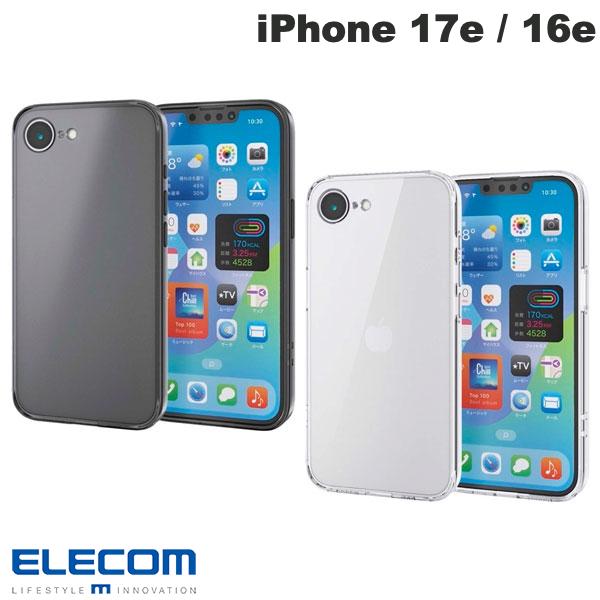 ELECOM iPhone 17e / 16e 하이브리드 케이스 극한 보호 (스마트 폰 케이스 커버)