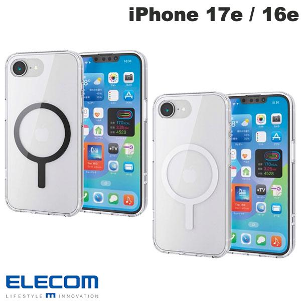 ELECOM iPhone 17e / 16e 하이브리드 케이스 MAGKEEP (스마트폰 케이스 커버)