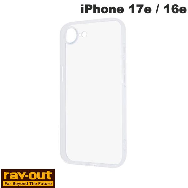 iPhone 17e Case, Clear Case, Transparent, Ray Out iPhone 17e / 16e Like Standard, Precision Design, Camera Protection, Shock Absorption, Bumper, Metallic TPU Soft Case, Clear # RT-P50PFC2/CM Layout (Smartphone Case/Cover)