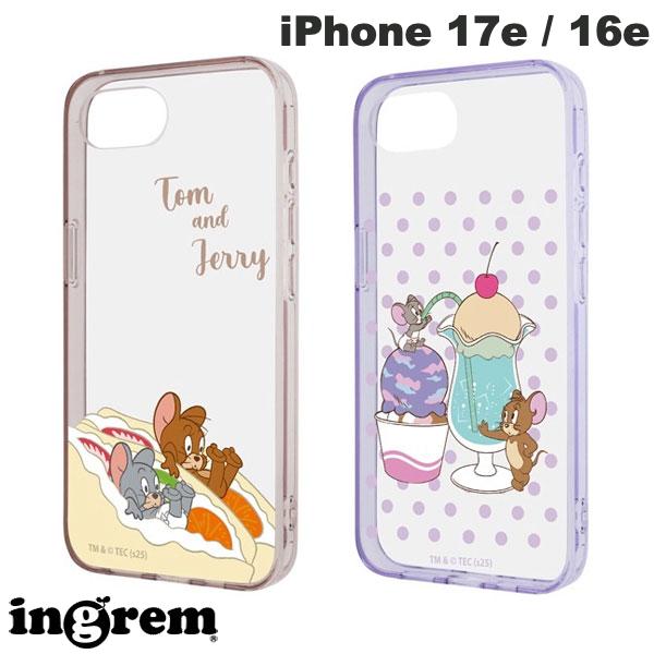 iPhone17e ケース トムとジェリー ingrem iPhone 17e / 16e トムとジェリー 衝撃吸収 バンパー ハイブリッドケース イングレム (スマホケース・カバー)