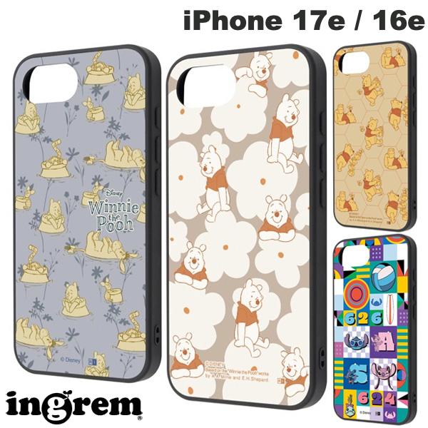 [SS기간 한정 세일~6/10까지] iPhone17e 케이스 디즈니 푸씨 스티치 ingrem iPhone 17e / 16e 디즈니 maru 충격 흡수 범퍼 하이브리드 케이스 잉글렘(스마트폰 케이스·커버)