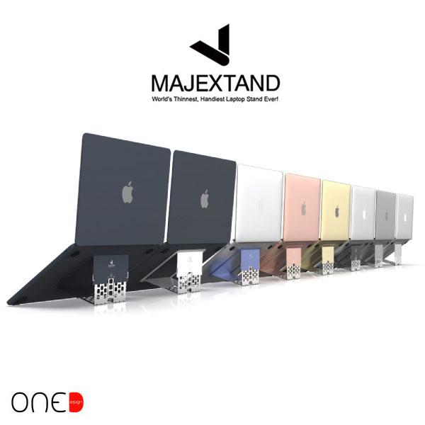 楽天Premium Selection 楽天市場店[ネコポス発送] ONED Majextand 超薄型 Macbook クーリングスタンド 人間工学デザイン （パソコンスタンド） マジェックスタンド PCスタンド 折りたたみ式 6段階 角度調節 テレワーク 姿勢改善