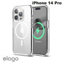 elago iPhone 14 Pro MagSafe対応 HYBRID CASE Transparent # EL_INPCSPTMY_TR エラゴ (スマホ...