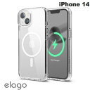 elago iPhone 14 MagSafe対応 HYBRID CASE Transparent # EL_INNCSPTMY_TR エラゴ (スマホケース・...