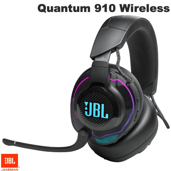 JBL Quantum 910 Wireless Bluetooth 5.2 / 2.4GHz ワイヤレス 両対応 アクティブノイズキャンセリング搭載 ゲーミングヘッドセット ブラック JBLQ910WLBLK ジェービーエル (ヘッドセット RFワイヤレス)