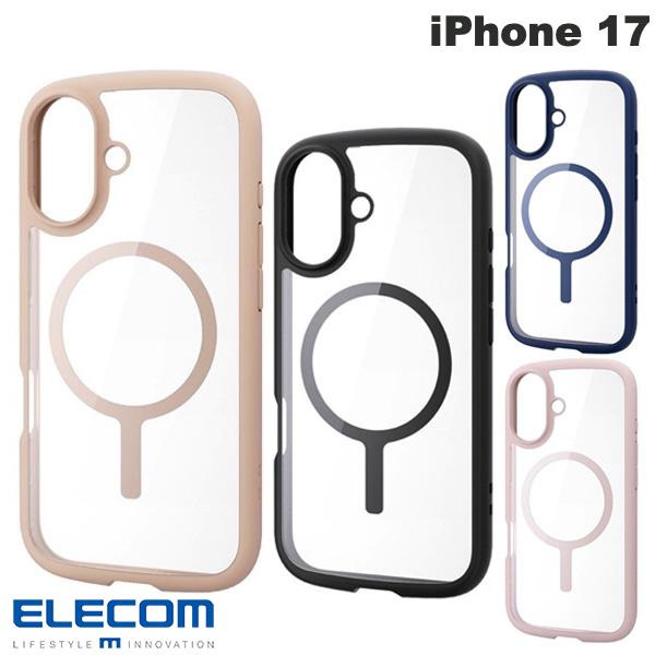 ELECOM iPhone 17 TOUGH SLIM LITE 프레임 컬러 MAGKEEP (스마트폰 케이스 커버) 2025