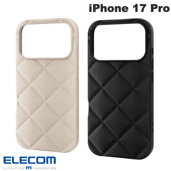 エレコム iPhone 17 Pro ハイブリッドケース キルティング (スマホケース・カバー) 2025