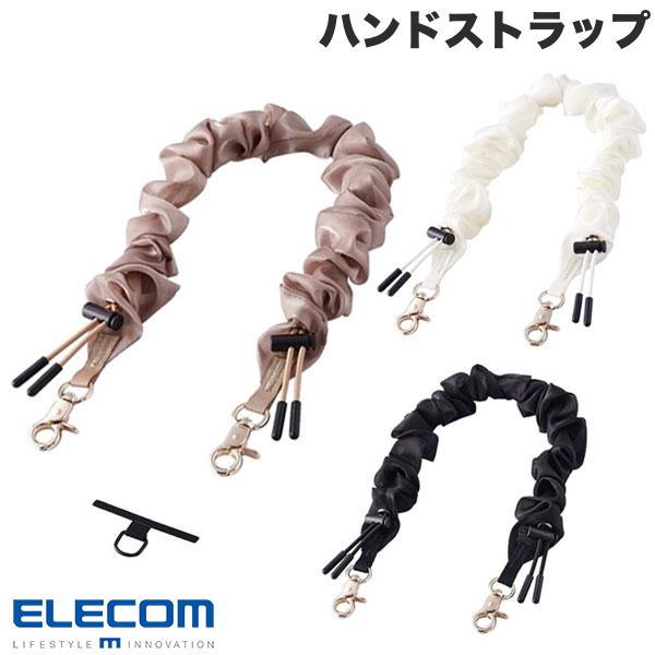 樂天商城 - エレコム スマホハンドストラップ ストラップホールシート付属 シュシュ (スマホストラップホルダー)
