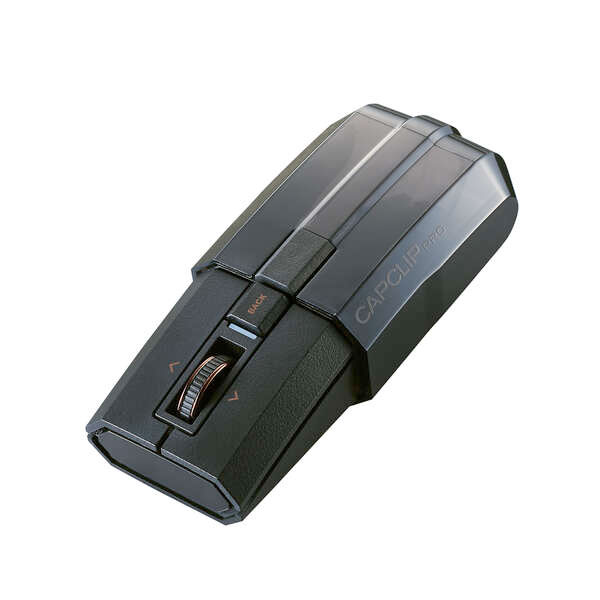 エレコム iPad 対応 CapClip Pro Ultimate Blue マウス Bluetooth 5.0 4ボタン ブラック # M-CCP1BBBK エレコム (ワイヤレスマウス)